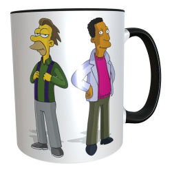 604537-MLA31591259723_072019,Taza Cerámica De Los Simpsons Lenny Y Carl Meme