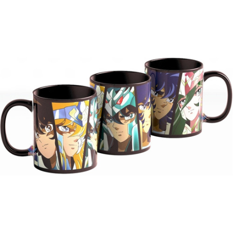 879966-MLA53592393245_022023,Taza Cerámica Caballeros Del Zodiaco Manga Masami Kurumada