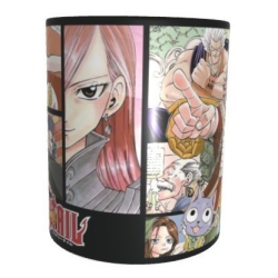 834701-MLA31591290424_072019,Taza Comic Fairy Tail Manga Hiro Mashima Interior-asa Negra