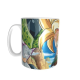 846727-MLA27151623270_042018,Taza Dragon Ball Batalla Cell Vs Goku