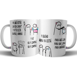 673192-MLA71610469826_092023,Taza Cerámica Flork Si Yo Te Dije Ahorra Para Que Gastas Va