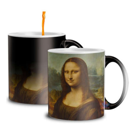 751430-MLA71849447454_092023,Taza Mágica La Gioconda Leonardo Da Vinci Mona Lisa Arte