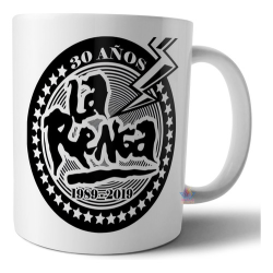 724788-MLA72275472668_102023,Taza La Renga Cerámica Rock Nacional Argentina Logo 