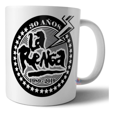 724788-MLA72275472668_102023,Taza La Renga Cerámica Rock Nacional Argentina Logo 