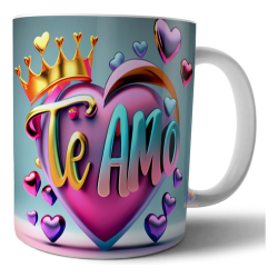 993986-MLA72275525704_102023,Taza Cerámica Amor Te Amo Novios Regalo Ideal San Valentín 