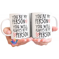Taza Greys Anatomy You Are My Person Mod 08