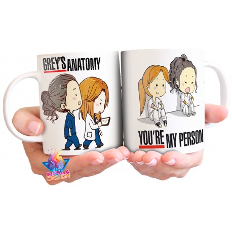 Taza Greys Anatomy You Are My Person Mod 09