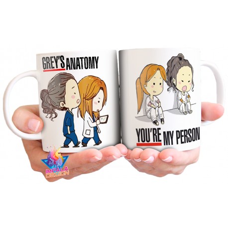 Taza Greys Anatomy You Are My Person Mod 09