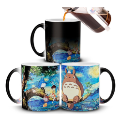 668104-MLA72466779622_102023,Taza Mágica Mi Vecino Totoro Noche Estrellada Van Gogh