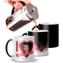 944188-MLA73572178781_122023,Taza Mágica Brad Pitt I Love My Boyfriend Ceramica Foto 