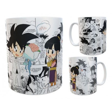 Taza Plástica Dragon Ball Goku Milk Enamorador Amor Irrompible