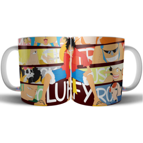 611627-MLA73574197476_122023,Taza One Piece Cerámica Piratas Monkey Anime Manga Personaje