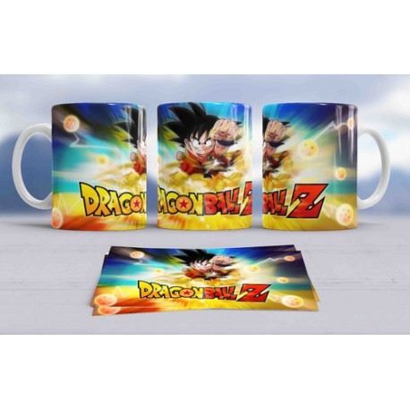 Taza Plástica Dragon Ball Z Goku Esferas Dragon Irrompible