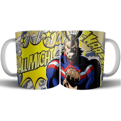 975096-MLA73574452252_122023,Taza My Hero Academy All Might Izuku Midoriya Ceramica