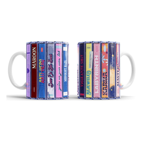 610053-MLA73728373187_122023,Taza Cerámica Taylor Swift Midnights Canciones Album