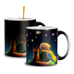 699136-MLA73853762297_012024,Taza Mágica El Principito Zorro Asteroides Rosa Estrellas