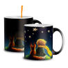 Taza Mágica El Principito Zorro Asteroides Rosa Estrellas