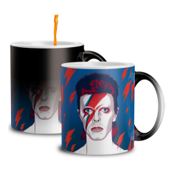 720723-MLA73728011691_122023,Taza Mágica David Bowie Ziggy Stardust Alter Ego Rayo 