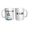 Unicornio Taza Plástica Desayuno Los Odio A Todos En Serio