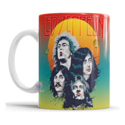 762748-MLA73728007337_122023,Taza Cerámica Led Zeppelin Rock And Roll Stairway To Heaven