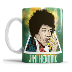 788439-MLA73632288830_122023,Taza Cerámica Jimi Hendrix Rock And Roll Experience Voodoo 