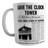 Taza Volver Al Futuro Reloj Save The Clock Tower Cerámica