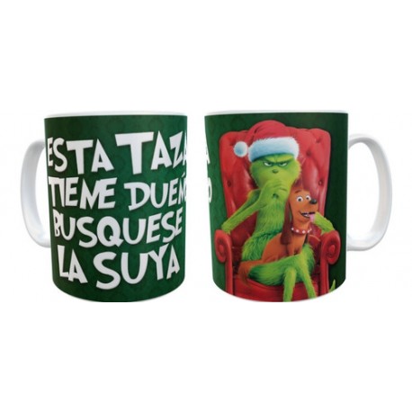 Taza Plástica Grinch Navidad Tiene Dueño Irrompible