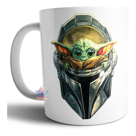 896599-MLA54084256137_022023,Taza Cerámica Grogu Baby Yoda The Mandalorian Jedi The Child