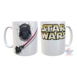 Taza Plástica Darth Vader Sable Irrompible