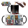Taza Mágica Star Wars Cómic Retro Personajes Yoda Vader R2d2