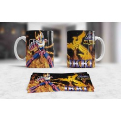 Taza Plástica Caballeros Del Zodiaco Seiya Ikki Comic