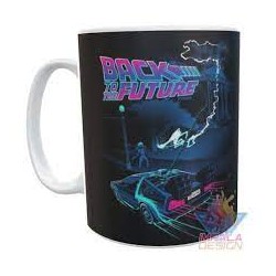 Taza Plástica Volver Al Futuro Delorean Rayo Irrompible