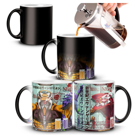 751895-MLA50946956006_072022,Taza Mágica Evangelion Eva01 Ayanami Asuka Anime Genesis