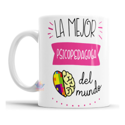 652478-MLA75194661885_032024,Taza Cerámica Psicopedagoga Psicopedagogía Mejor Del Mundo