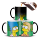 823760-MLA74590578200_022024,Taza Magica Simpson Homero Marge Jovenes Amor Primer Beso