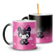 726243-MLA74568589442_022024,Taza Magica Kuromi My Melody Hello Kitty Personaje Punk M1