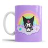 Taza Cerámica Kuromi My Melody Hello Kitty Personaje Punk M5