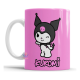 615280-MLA74553203394_022024,Taza Cerámica Kuromi My Melody Hello Kitty Personaje Punk M4
