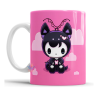 Taza Cerámica Kuromi My Melody Hello Kitty Personaje Punk M1