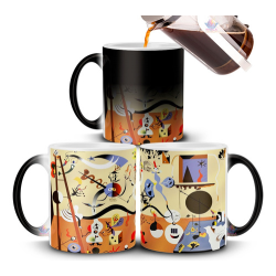 747545-MLA74090428855_012024,Taza Magica Arte Joan Miró Carnaval De Arlequin Surrealismo