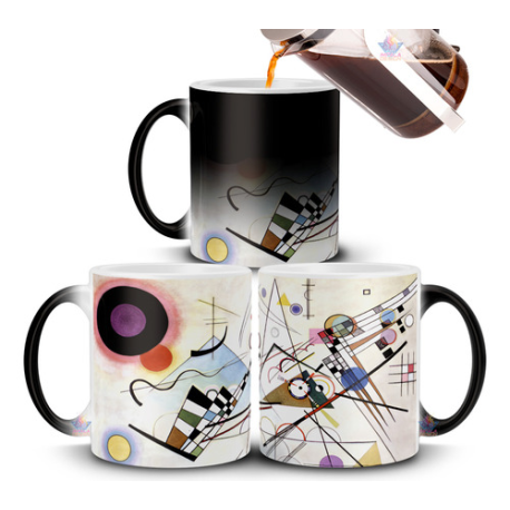 775729-MLA74063847181_012024,Taza Magica Composición Ocho Wassily Kandinsky Abstracto Art