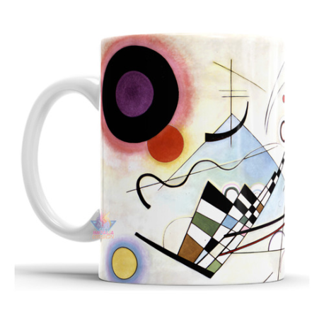 820191-MLA74063816197_012024,Taza Composición Ocho Wassily Kandinsky Arte Abstracto Obra