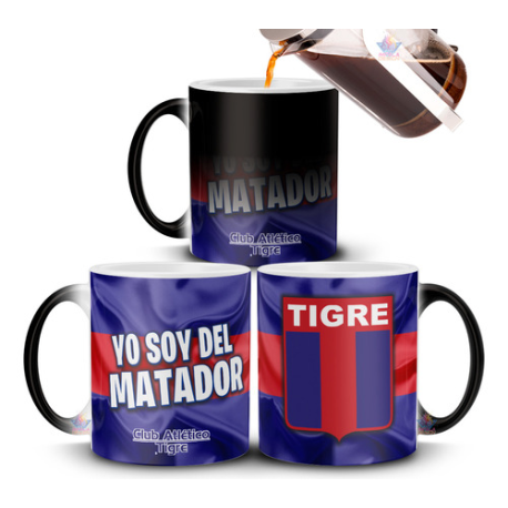 642474-MLA75665724297_042024,Taza Mágica Tigre Matador Club Atlético Fútbol Argentina 