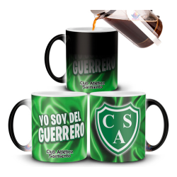 636398-MLA75665941741_042024,Taza Mágica Sarmiento De Junín Guerrero Fútbol Argentina