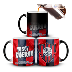 808186-MLA75507180942_042024,Taza Mágica San Lorenzo Cuervo De Almagro Club Fútbol Copa