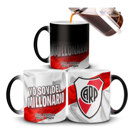 619617-MLA75507170942_042024,Taza Mágica River Plate Millonario Club Atlético Fútbol Copa