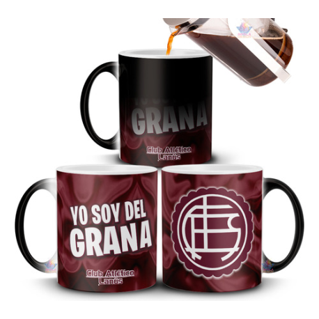 833471-MLA75507446392_042024,Taza Mágica Lanús Granate Club Atlético Fútbol Argentino