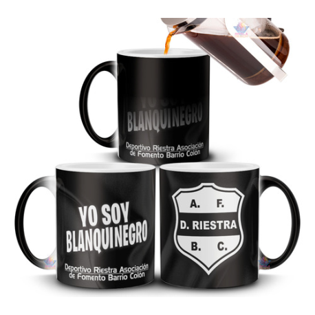 742517-MLA75664092281_042024,Taza Mágica Riestra Deportivo Blanquinegro Fútbol Argentina