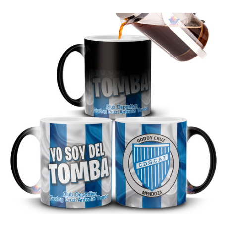 804213-MLA75505849542_042024,Taza Mágica Godoy Cruz Antonio Tomba Club Fútbol Mendoza