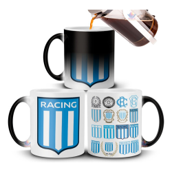 703828-MLA75773534235_042024,Taza Mágica Racing Club Escudos Academia Avellaneda Fútbol